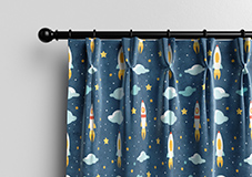 Blast Off, Spacebound - Made to Measure Curtains - Image 10